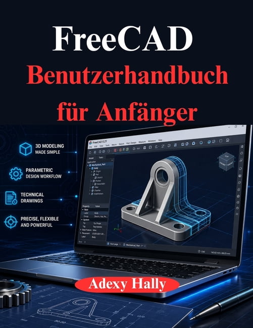 FreeCAD Benutzerhandbuch fÃ¼r AnfÃ¤nger: Ein praktischer, schrittweiser Ansatz fÃ¼r den 3D Modellierungs, Design und Entwic, (Paperback)