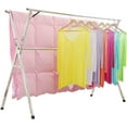 thumbnail image 1 of FreeLung 59inch Clothes Drying Rack for Laundry Free Installed Folding Hanger Rack Stainless Steel, 1 of 7