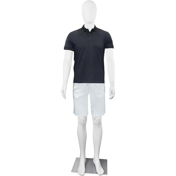 FreeLung Adjustable Plastic Metal, Display Dress Male Full Body Mannequin, 73", White