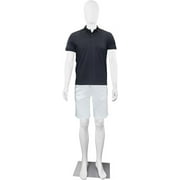 FreeLung Adjustable Plastic Metal, Display Dress Male Full Body Mannequin, 73", White