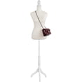thumbnail image 1 of FreeLung Female Mannequin Torso Dress Form Adjustable Tripod Stand Base Style (Beige), 1 of 7