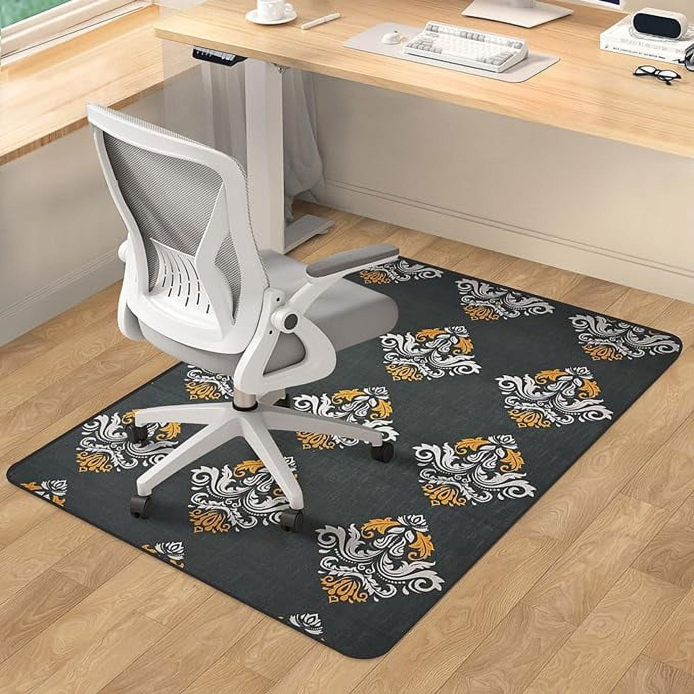 FreeLung Office Chair Mat for Carpet Hardwood Floors 48 x 36 Floor Mat for Home Office Black Walmart