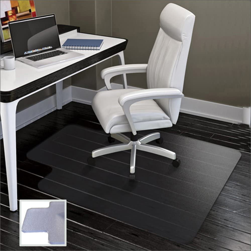 Yecaye Office Chair Mat for Hardwood Floor, 48×36 Clear Office Floor Mat,  Computer&Desk Chair Mat, PVC Heavy Duty Floor Protector Chair Mats for