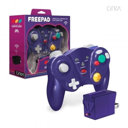 "FreePad" Wireless Controller for Nintendo GameCube (Purple) - CirKa