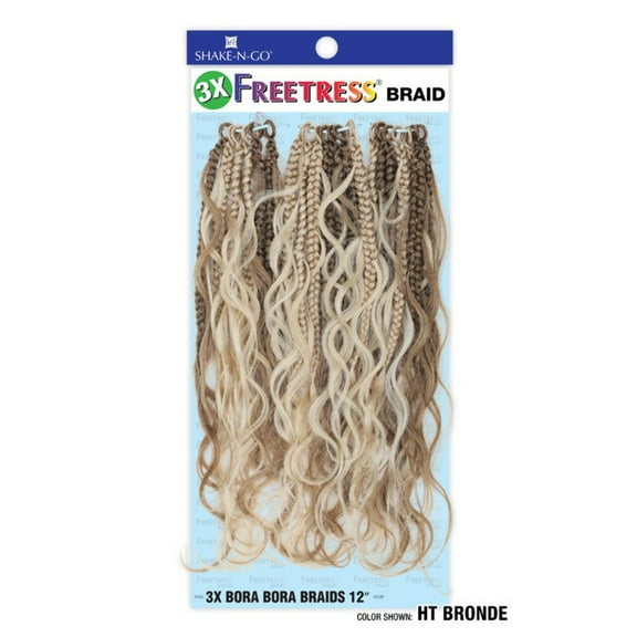 FreeTress Bora Bora Braids 12" 3x (Color#HTBRONDE)