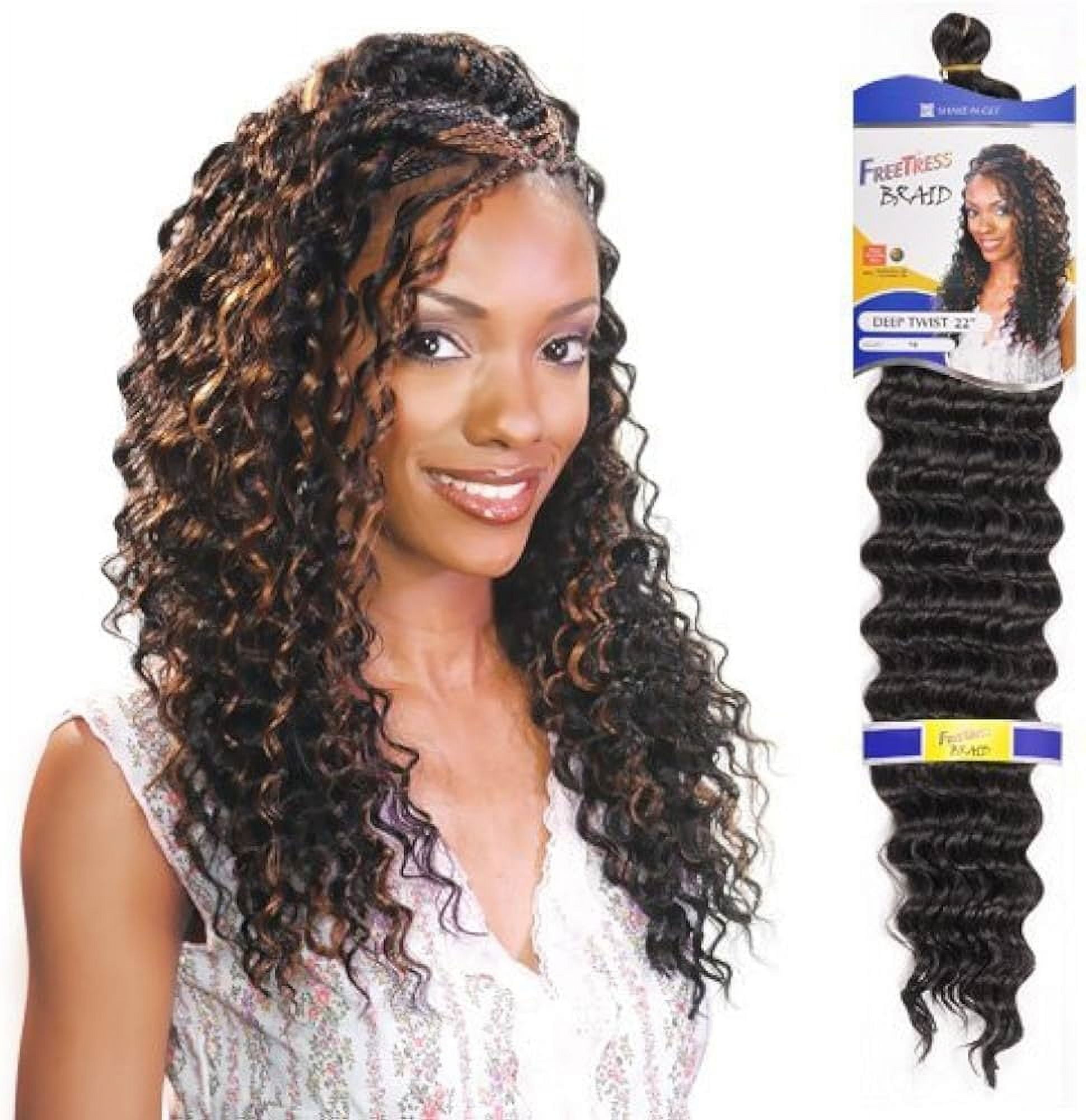 FreeTress Synthetic Hair Braids Deep Twist Bulk 22 Color T27613 Walmart