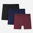 thumbnail image 1 of FreeYoka Men's Boxer Briefs, 3‑Pack Viscose Derived from Bamboo Soft Stretch Moisture‑Wicking Daily Wear Underwear, 1 of 6