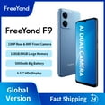thumbnail image 1 of FreeYond F9 Smartphone, HD+6.52" Display Dual Sim, Battery 5000 MAh, 64GB/128GB Rom, Real Dual Camera 13+8MP With 2MP Macro(Blue), 1 of 8