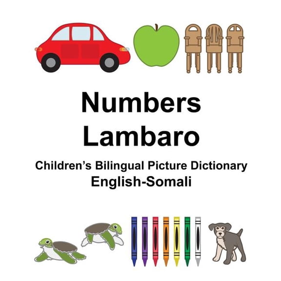 Freebilingualbooks.com: English-Somali Numbers/Lambaro Children's Bilingual Picture Dictionary (Paperback)