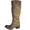 thumbnail image 1 of Freebird By Steven Womens Wrangler Tall Leather Zipper Boot, Grey, US 6, 1 of 5