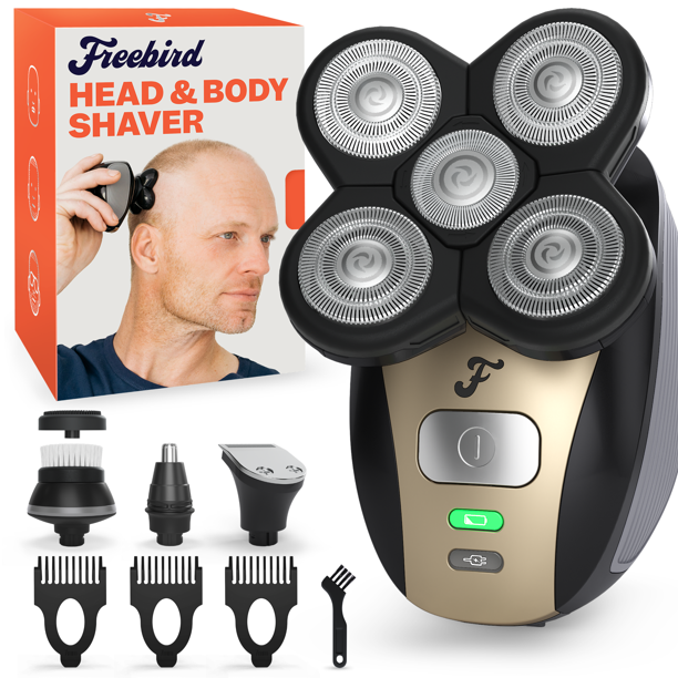 Freebird FlexSeries Shaving Kit, Waterproof Head Shaver for Bald