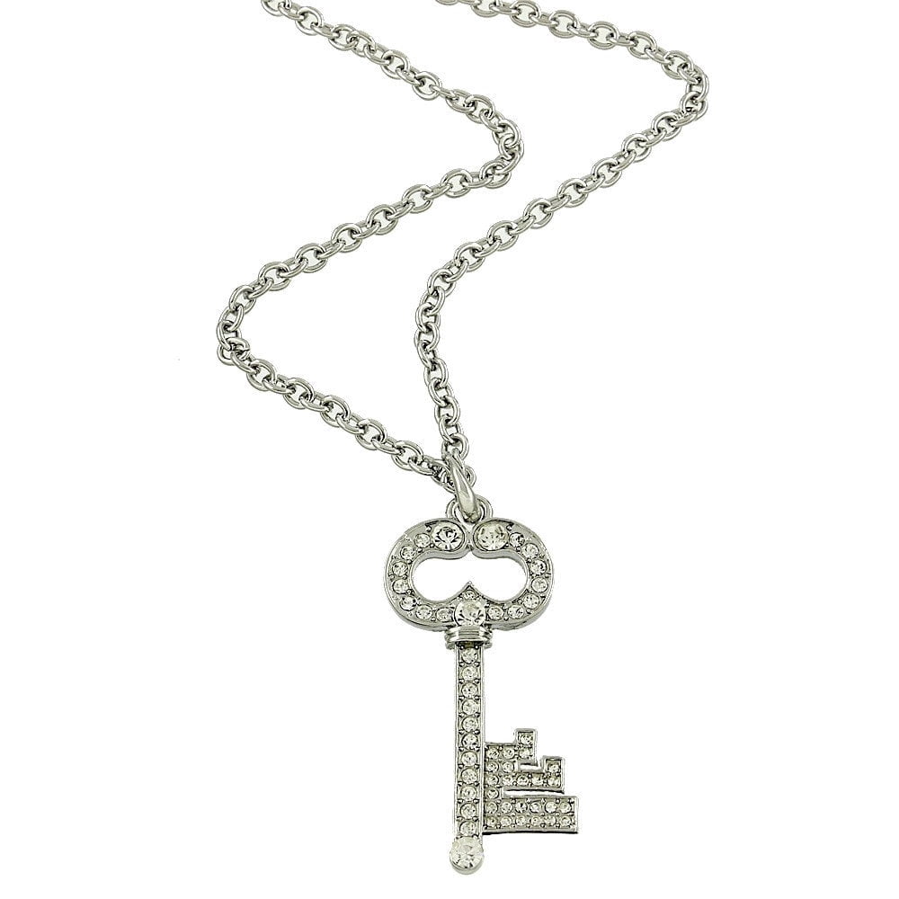 Freebird Jewelry Box Key To My Heart Pendant Necklace - Silver