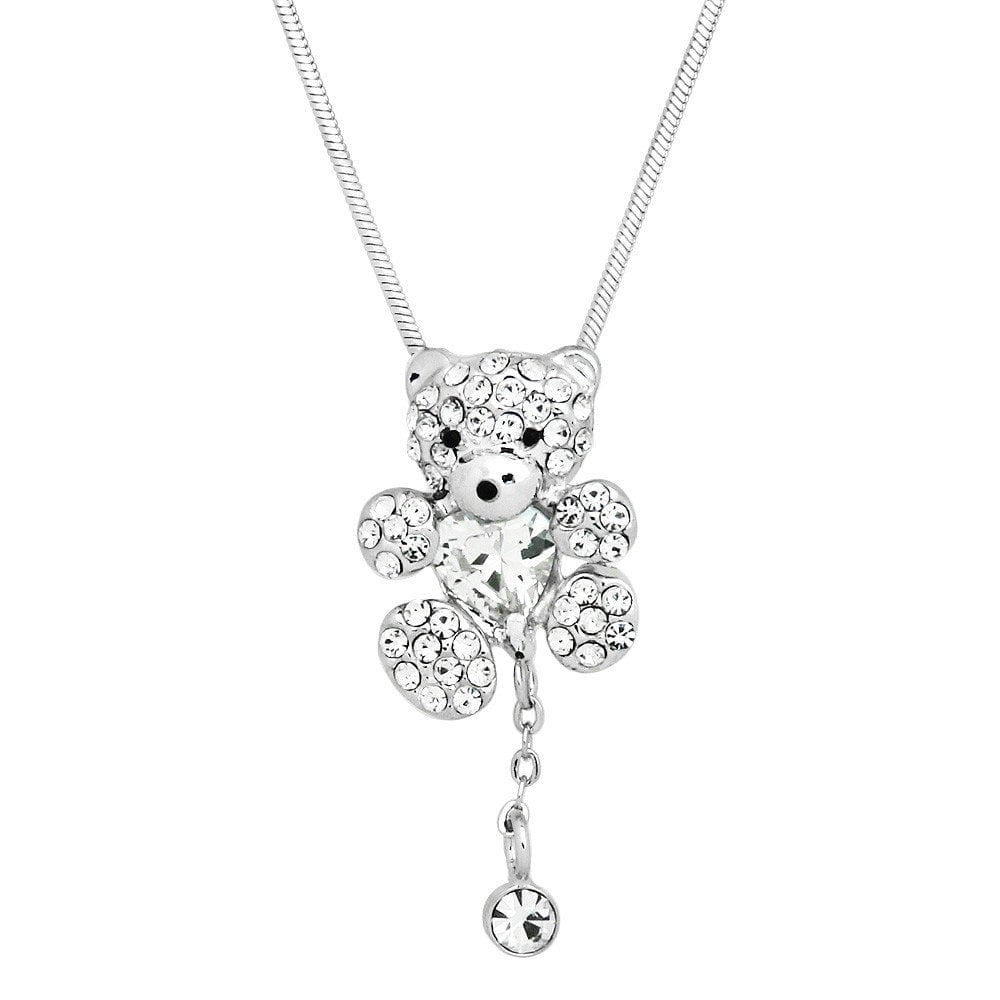 Freebird Jewelry Box Teddy Bear Necklace