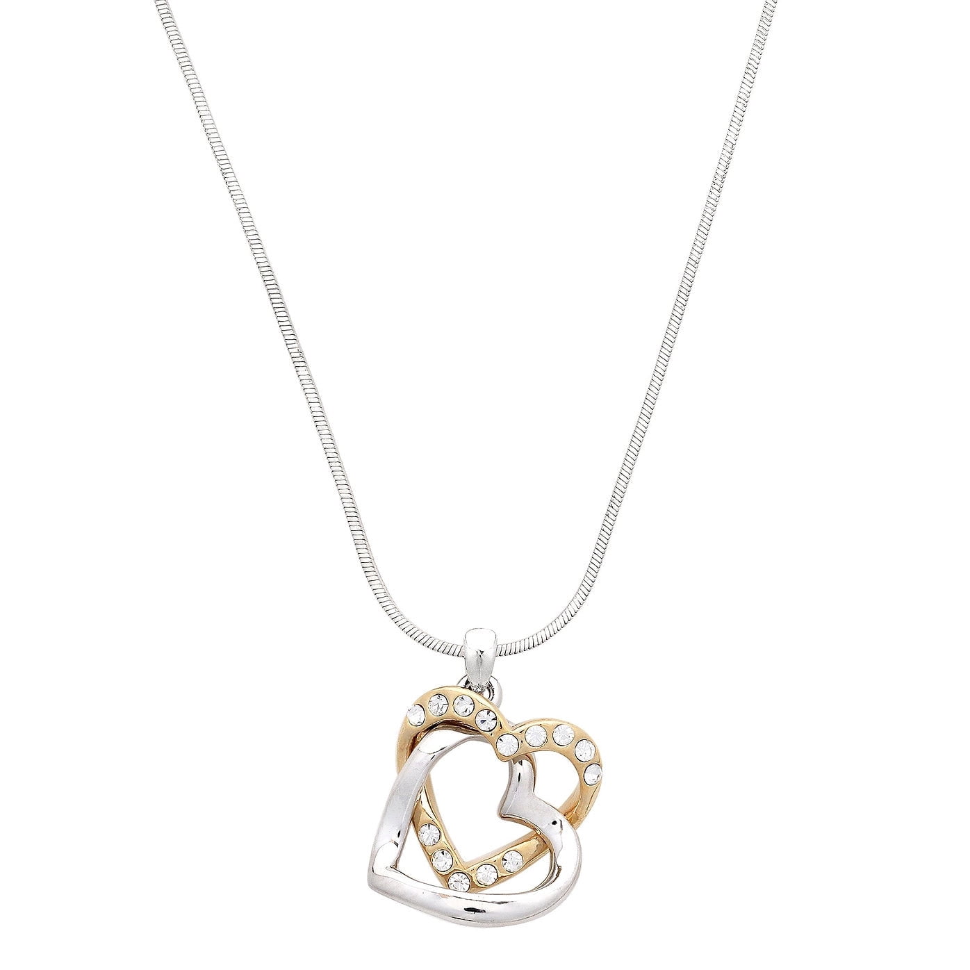 Freebird Jewelry Box Two Hearts in One Necklace