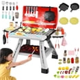 thumbnail image 1 of Freecat Kids BBQ Grill Set, Toddler Play Kitchen Toys for Ages 2 3 4 5 6, Toddler Outdoor Camping Cooking Set Toys, Play Food Christmas Birthday Gift., 1 of 9