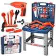 thumbnail image 1 of Freecat 71PCS Tool Set for Kids, Toys for Boys 3 to 6 Years, Toddler Workbench with Realistic Tools &Electric Drill, Christmas Birthday Gift for Kids Toddler Boys Ages 3 4 5 6., 1 of 7