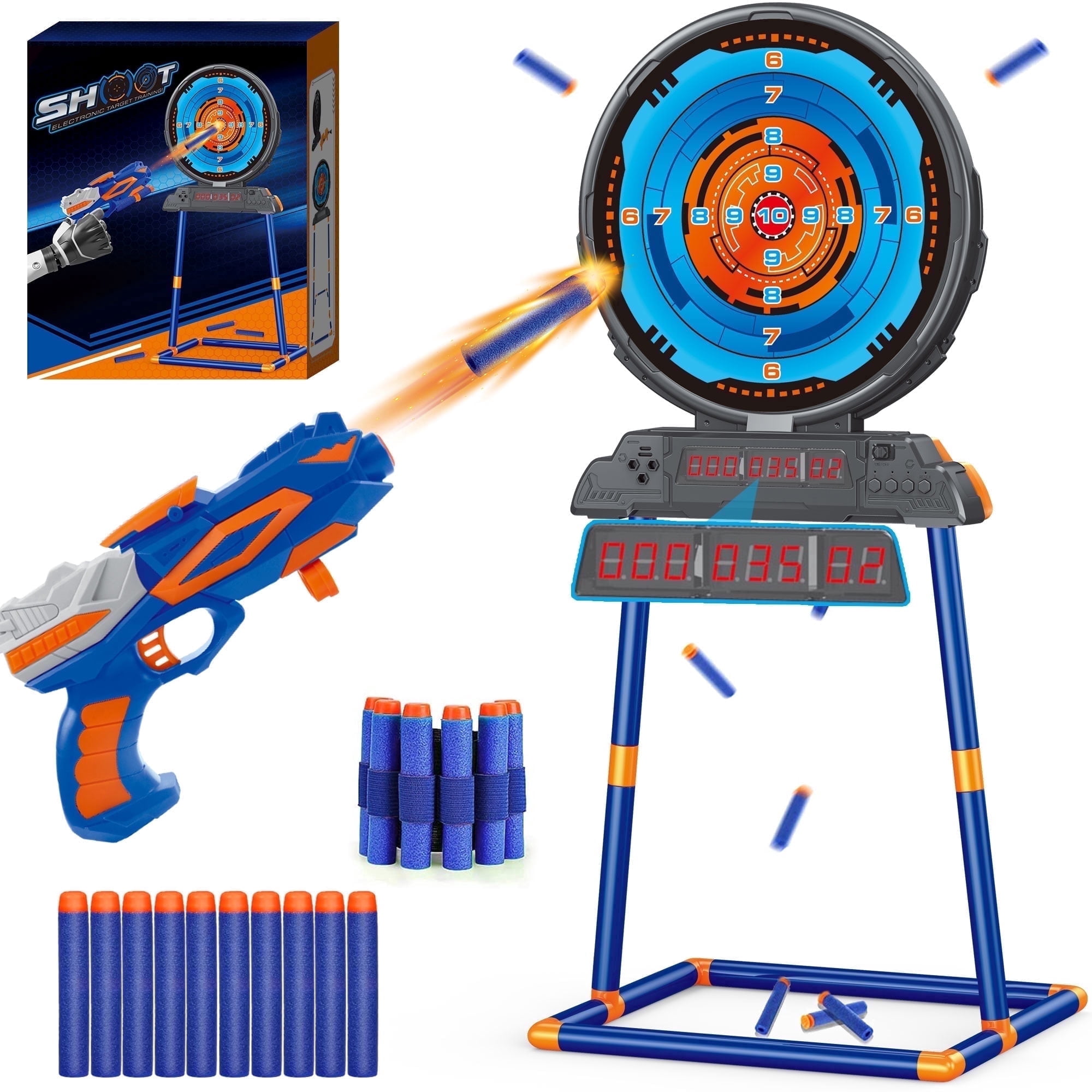 Freecat Digital Target Game for Boys, Shooting Practice, Kids Target Shooting Games Toys for 5-12 Year Old Boys