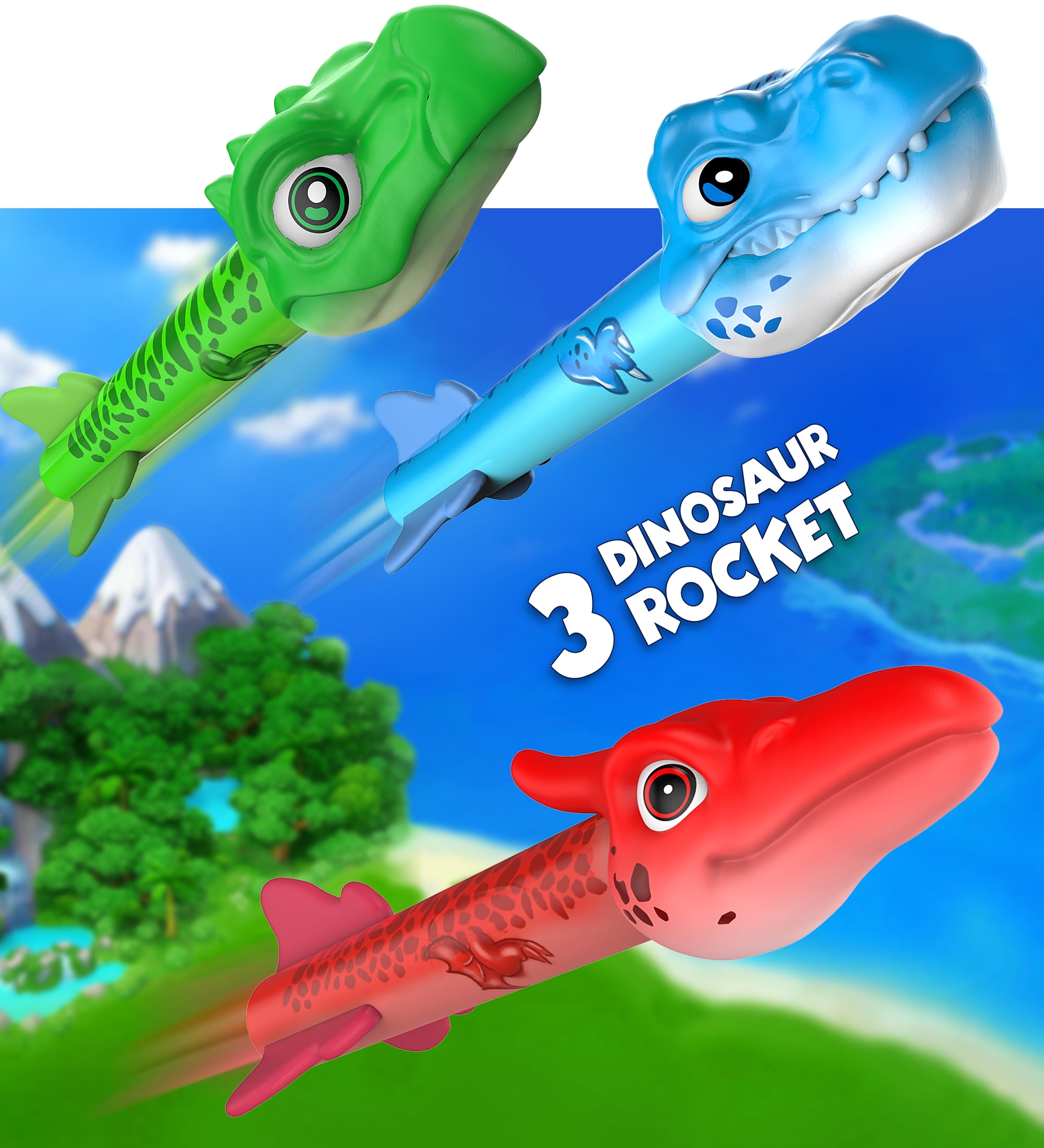 Freecat Dinosaur Rocket Launcher Dino Blaster For Kids Birthday