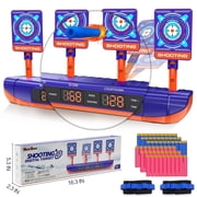 Freecat Electronic Shooting Targets for Kids, Toys for Boys 8 to 11 Years, Digital Scoring Auto Reset Target Shooting Toy with 4 Modes, Christmas Birthday Gifts for Boys.