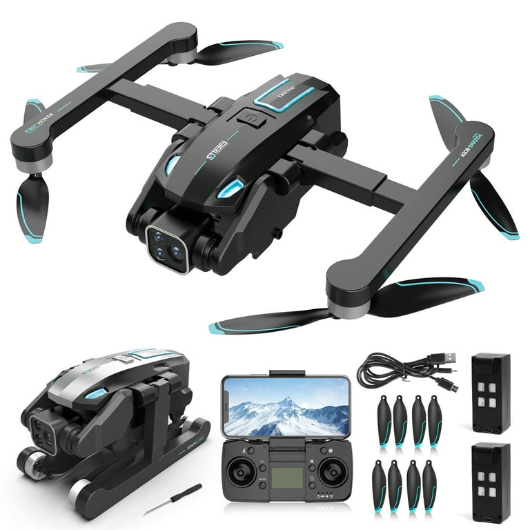 Freecat GPS Drones, S188 Foldable RC Drone with 4K HD Camera for