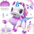 thumbnail image 1 of Freecat Girls Unicorn Toy, Kids Robot Pets, Remote Control Robot Toy for 3 4 5 6+ Years Old, Christmas Birthday Gift for 2-4 5-8 Years, STEM Toy Program Treats, Dancing Robot Unicorn Kids Toy Purple., 1 of 8