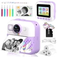 thumbnail image 1 of Freecat Kids Cameras, Instant Print, Toys for Kids Girls Ages 5-7-12, 1080P HD Selfie Digital Camera with 32GB SD Card, Camera for Kids 3 4 5 6 7 8+ Year Old. (Purple), 1 of 7
