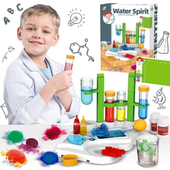 Freecat DIY Water Spirit Experiment, Science Kit for Kids Ages 8-12 Years, Squishy Kit Experiment Gift for Kids Ages 8 and up.