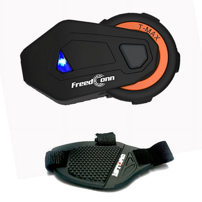FreedConn Motocycle Helmet Waterproof and Wireless Bluetooth Headset TMAX-E  /FM Radio/1000M Intercom/6 Riders Intercom/ Moto Biking & Skiiing/ + Boots