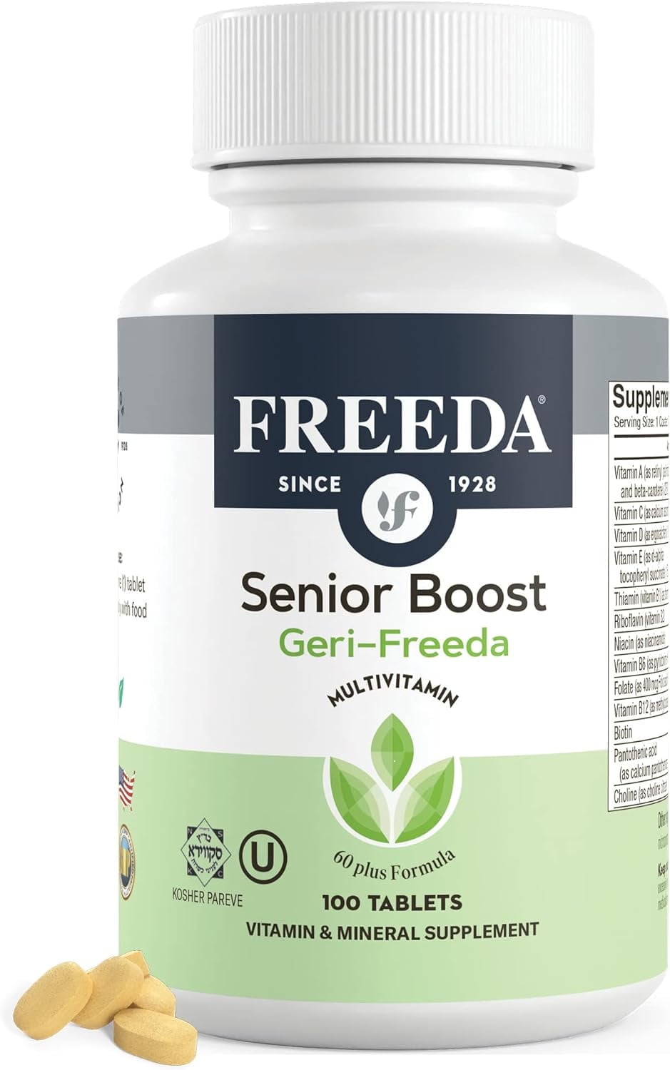 Freeda Senior Boost Men’s & Women’s Multi Vitamins Over 60 Daily