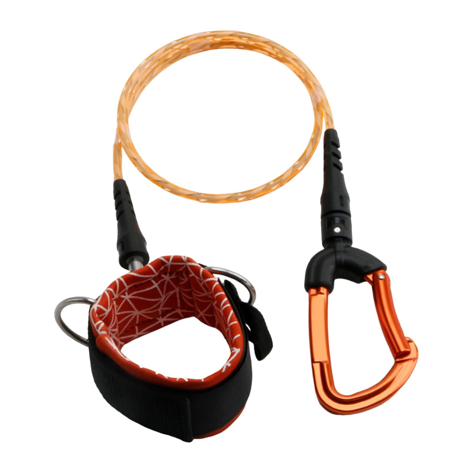 Freediving Lanyard Breaking Force 24kN Durable Diving Safety Rope for