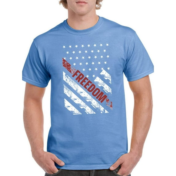 Freedom 4Th Of July T-Shirt Men -Image by Shutterstock, Male x-Large