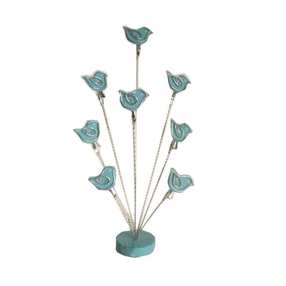 Freedom Bird Fashion Desktop Memo & Photo Holder, Blue