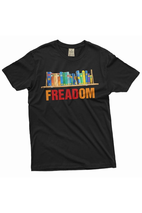 Freedom Books Tshirt book lover reading school education tee reading tee shirt library Freadom shirt