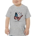 thumbnail image 1 of Freedom Butterfly T-Shirt Toddler -Image by Shutterstock,  3 Toddler, 1 of 4