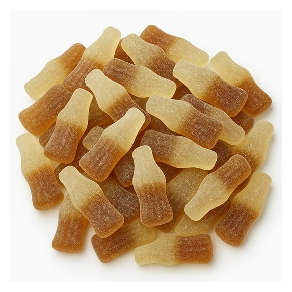 Freedom Confectionery Bulk Gummi Colas – Classic Cola-Flavored Vegan Gummies – Gelatine-Free, Gluten-Free & Allergen-Free Candy - Perfect for Snacking, Sharing, or Vegan Gifts – 4.4lbs 