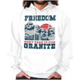 thumbnail image 1 of Freedom Don't Take It For Granite Pun Unisex Plus Fleece Graphic Hoodie Brisco Brands 5X, 1 of 6