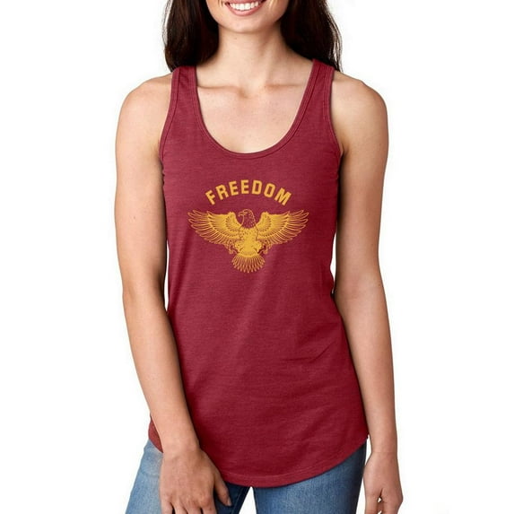 Freedom Eagle Racerback Tank Women -Smartprints Designs, Female Medium