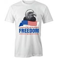 thumbnail image 1 of Freedom Eagle T-Shirt | Patriotic American White Tee Gift, 1 of 5