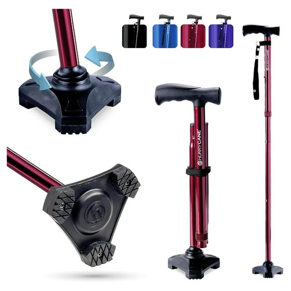 Freedom Edition Foldable Walking Cane with T Handle