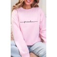 thumbnail image 1 of Freedom Embroidered Sweatshirt – Patriotic Graphic Pullover for Women & Men, 1 of 4