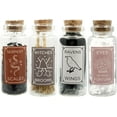 thumbnail image 1 of Freedom Farms Halloween Mini Potion Bottle Set, Filled with Eyes, Snake Scales, Raven Feathers and Eyeballs Decorations, Set of 4, 1 of 4