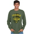 thumbnail image 1 of Freedom Fight Tactical American Flag Long Sleeve TShirt Men Women Brisco Brands L, 1 of 6