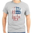 thumbnail image 1 of Freedom Fight Tactical American Flag Men's Graphic T Shirt Tees Brisco Brands S, 1 of 6