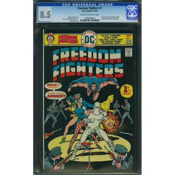 Freedom Fighters #1 - CGC 8.5 Comic Book