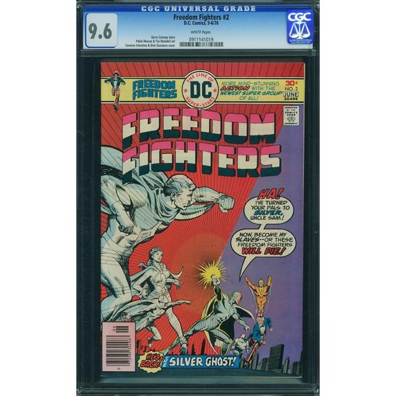 Freedom Fighters #2 - CGC 9.6 Comic Book