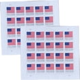 thumbnail image 1 of Freedom Flag 2023 USPS Forever Postage Stamp 2 Sheets of 20 US First Class Postal Patriotic Country America Stripes Stars Old Glory USA Celebration Wedding (40 Stamps), 1 of 1