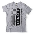 thumbnail image 1 of Freedom Flag Shirt USA Flag Tee 4th Of July Flag Shirt Independence Day Gifts 1776 Freedom Shirt (XX-Large Grey), 1 of 6
