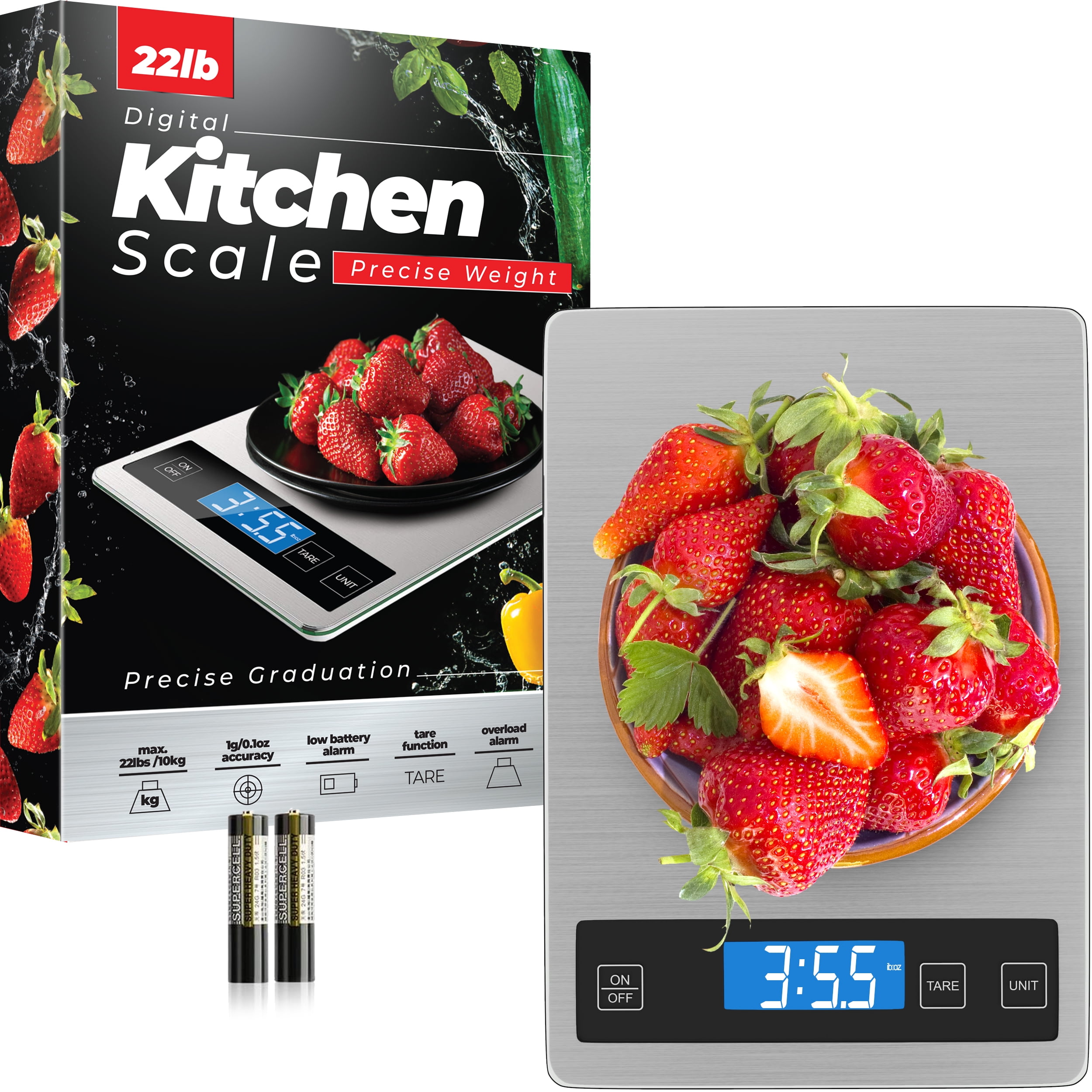 Digital Kitchen Scale for Food Ounces and Grams, Weight Loss