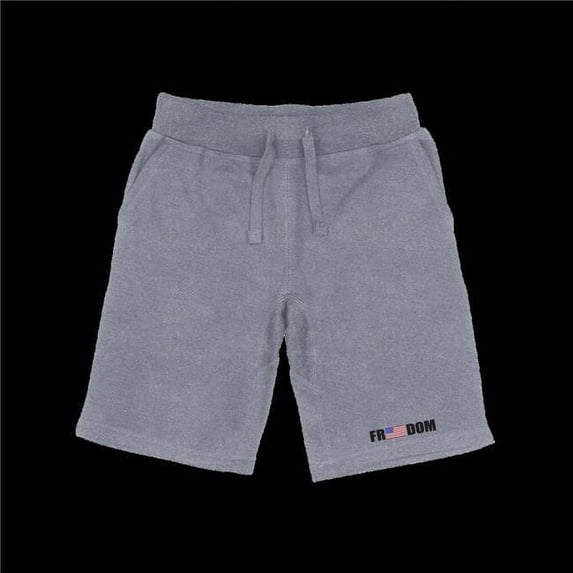 Freedom Graphic Shorts - Heather Grey - Medium