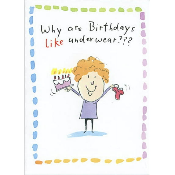 Freedom Greetings Creep Up On You Funny / Humorous Birthday Card